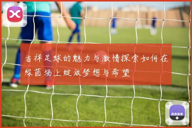吉祥足球的魅力与激情探索如何在绿茵场上绽放梦想与希望